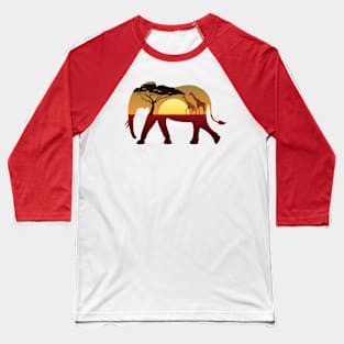 The Elephant ! Baseball T-Shirt